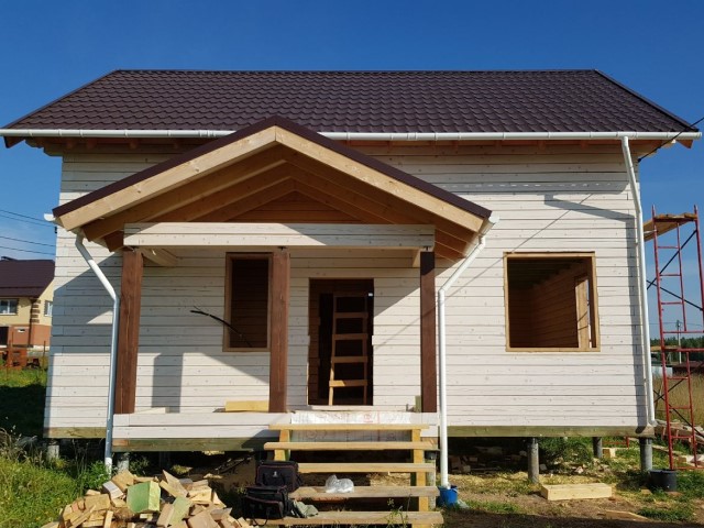 Эконом остекление частного дома