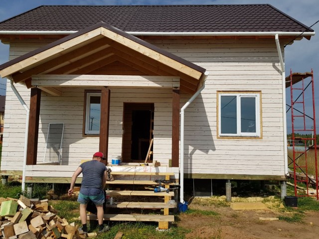 Эконом остекление частного дома