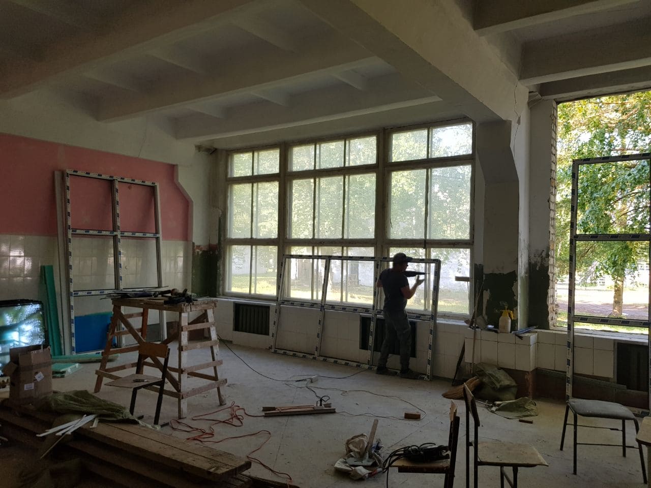 Остекление школы в Перми Стеклим-Теплим