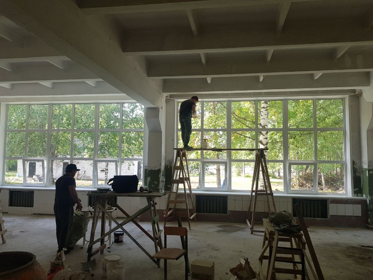 Остекление школы в Перми Стеклим-Теплим