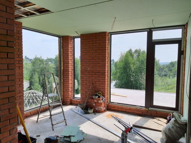 Остекление гостиницы в пригороде Перми Стеклим-Теплим