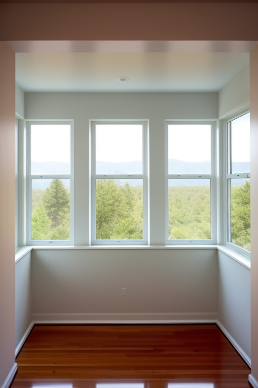 Комната из балкона с полной отделкой, пол паркетный