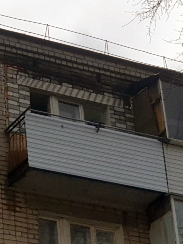 Балкон до начала работ