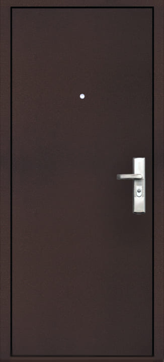 Дверь в квартиру двухконтурная Страж 2К металл-металл. Вид изнутри