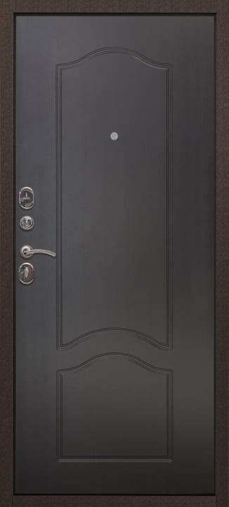 Дверь двухконтурная Страж 2К Венге. Вид изнутри