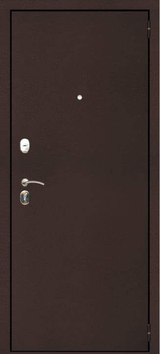 Дверь двухконтурная Страж 2К Венге. Вид снаружи